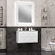 Opadiris Зеркало для ванной Луиджи 90 белое матовое – картинка-7